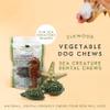 Elkwood Natural Vegetarian Seaweed Dog Treats, Low-Fat, Gluten-Free, 100 g view 2