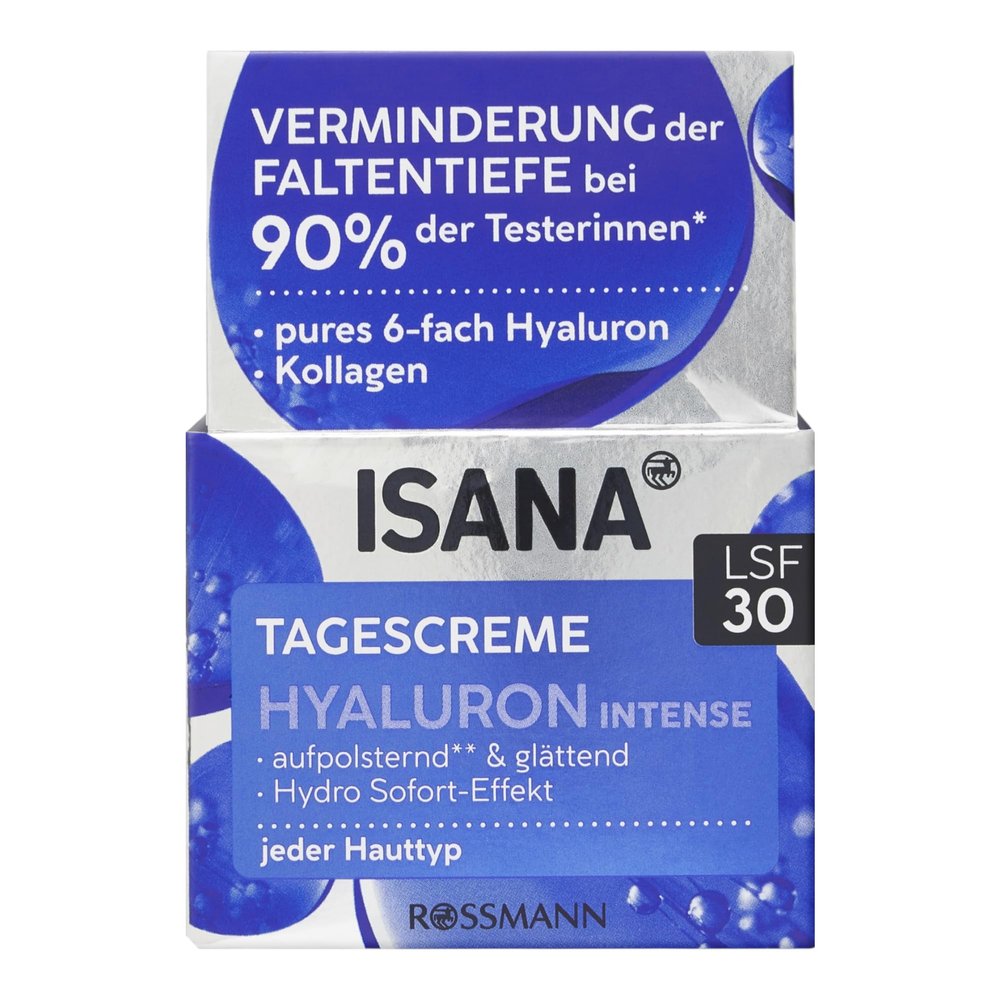 Isana Hyaluron SPF 30 Day Cream - 50 ml