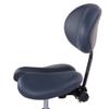 Master Massage Berkeley Split-Seat Saddle Stool with Backrest, Adjustable Height and Tilt view 3