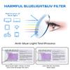 SOAR&EAGLE Blue Light Blocking Computer Glasses, Retro Semi-Rimless, UV400, Clear Lenses, 3 Pairs view 2
