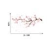SHMAZ Fresh Pink Peach Blossom Branch Toilet Lid Sticker and Wall Decor view 4