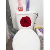 SHMAZ Red Rose Toilet Lid Sticker, Romantic Wall Decal view 3
