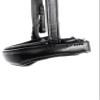 Gs Anatomical Double Bridle with Pressure-Relieving Crownpiece, Bit Cutout, Black (X-Full) view 3