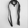 Gs Anatomical Double Bridle with Pressure-Relieving Crownpiece, Bit Cutout, Black (X-Full) view 4