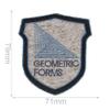 HKM 10236146 Patches, Gray, 79 mm x 68 mm view 2