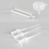 TIANZD 12-Pack 150 mL Clear Oval Plastic Pump Bottles with Funnels view 4