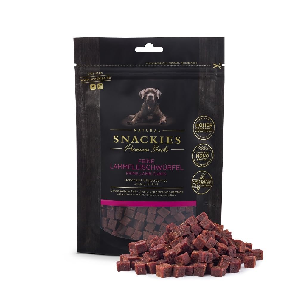 SNACKIES Premium Lamb Meat Cubes 80g