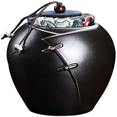 Sealed Moisture-Resistant Urn for Human or Pet Ashes