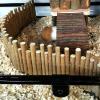Natural Wood Bridge and Fence for Hamsters and Small Pets, 60 cm view 4