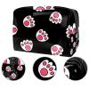 Cat Paw Pattern Cosmetic Bag, Multicolor 03, 18.5 x 7.5 x 13 cm view 2