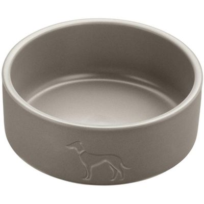 HUNTER OSBY Ceramic Dog Bowl, Taupe, 1,900 ml