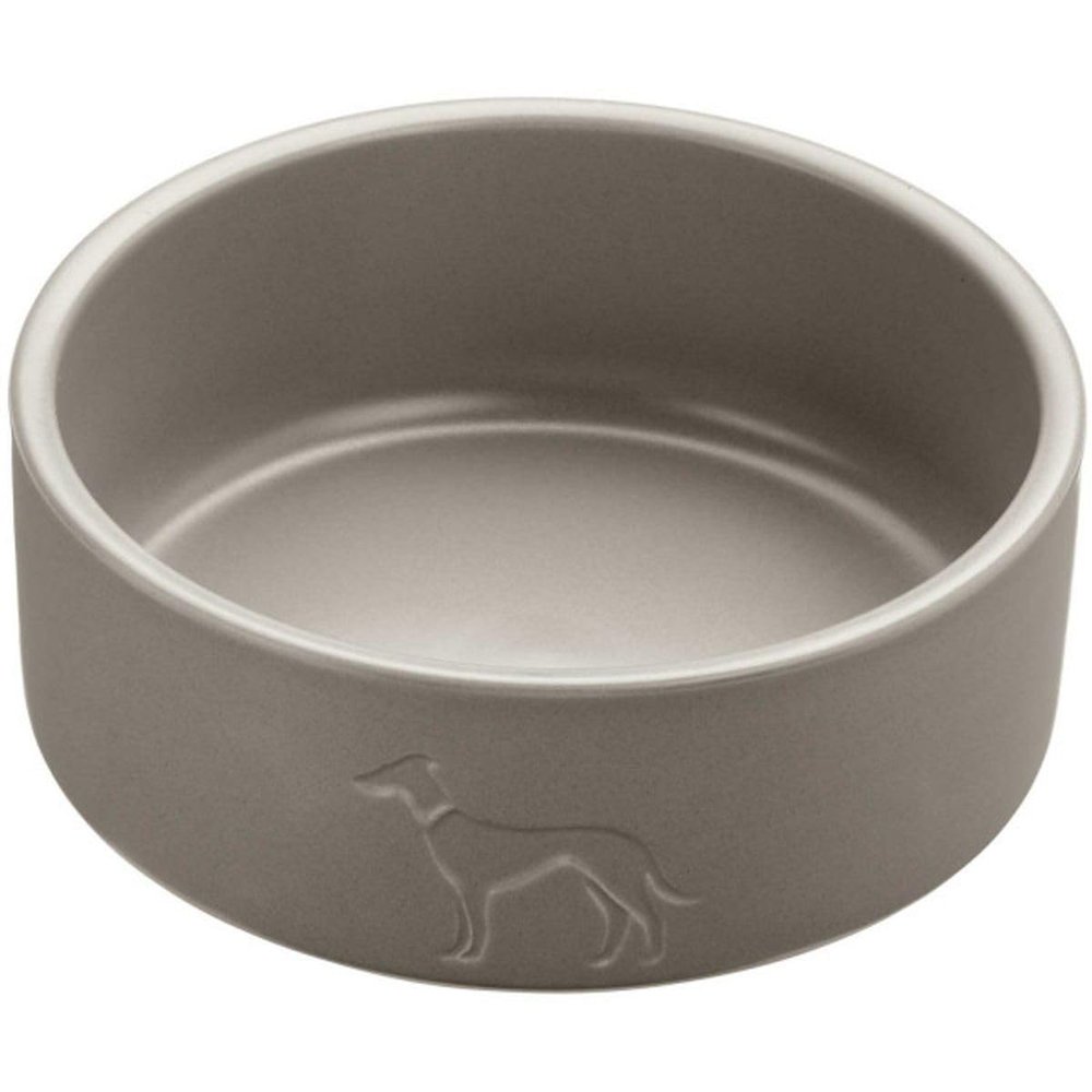 HUNTER OSBY Ceramic Dog Bowl, Taupe, 1,900 ml