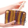 Women's Cosmetic Bag with Pineapple and Geometric Design, Waterproof, Spacious Makeup Travel Pouch view 4
