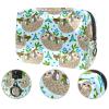Sloth Makeup Bag for Women and Girls, Spacious, Zippered view 2
