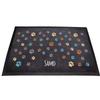 Personalized Paw Print Dog Feeding Mat | Washable | (Colorful Paws 1) view 1