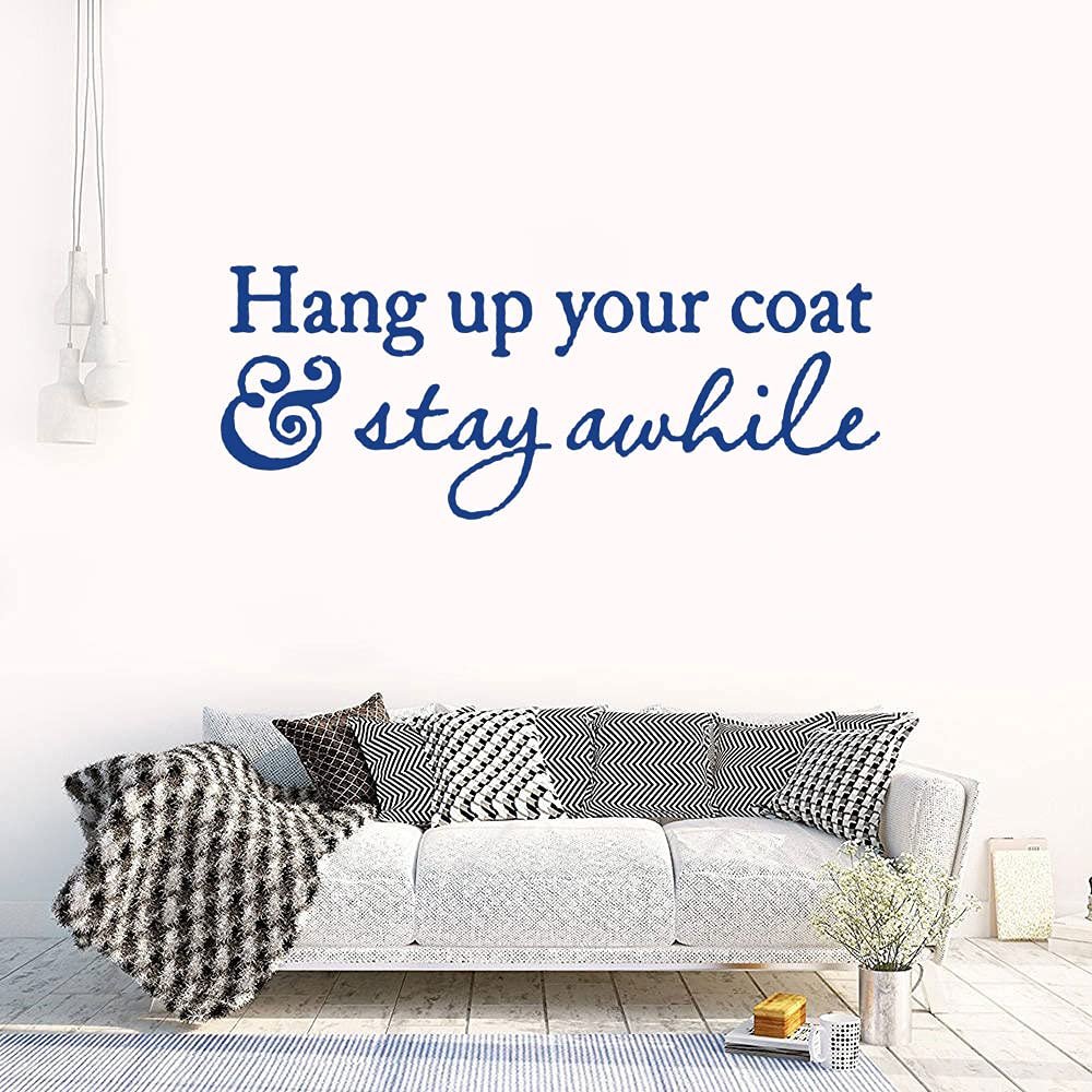 Zdklfm69 Wall Stickers, Wall Decals for Entryways, Foyers and Living Rooms, Vinyl Art Mural, 57 x 153 cm