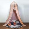 SWECOMZE Baby Bed Canopy with Tassel, Mosquito Net, Green view 3