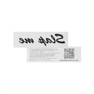 5 Slap Me Tattoos – Black Lettering