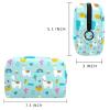 Alpaca Llama Cactus Makeup Bag with Zipper, Travel Cosmetic Organizer for Women and Girls view 2