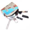 Cute Alpaca-Llama Makeup Bag with Zipper, Travel Cosmetic Organizer for Women and Girls view 4