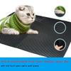 Pet Cat Litter Mat, Double-Layer EVA, Non-Slip, Foldable, Waterproof, Gray, 55 x 70 cm view 2