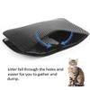 Pet Cat Litter Mat, Double-Layer EVA, Non-Slip, Foldable, Waterproof, Gray, 55 x 70 cm view 4