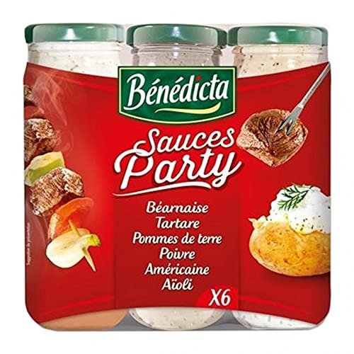 BENEDICTA Party Sauces, 500 g, 3-pack