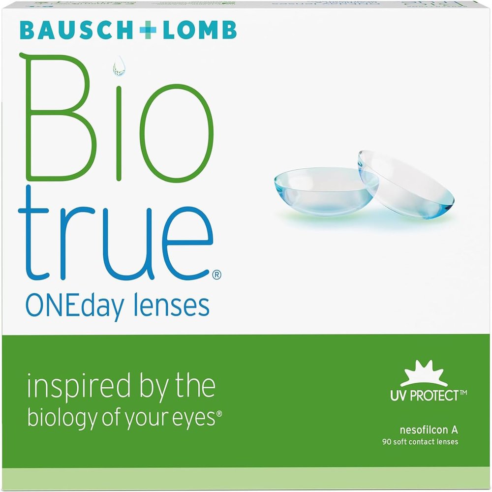 Biotrue ONEday Daily Contact Lenses, 90 Count, +2.00 D