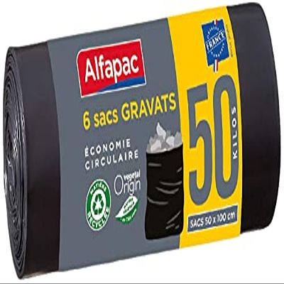 ALFAPAC – Vegetal Origin heavy-duty rubble bags, 50 x 100 cm