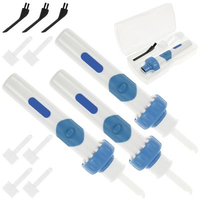 VAVPUP 4-Piece Electric Earwax Remover Set for Adults
