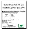 Ghasitaram's Gulkand Kaju Katli, 200 g, with Beaded Rakhi view 2