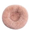 Super-Soft Plush Round Pet Bed, 70 cm, Pink view 1