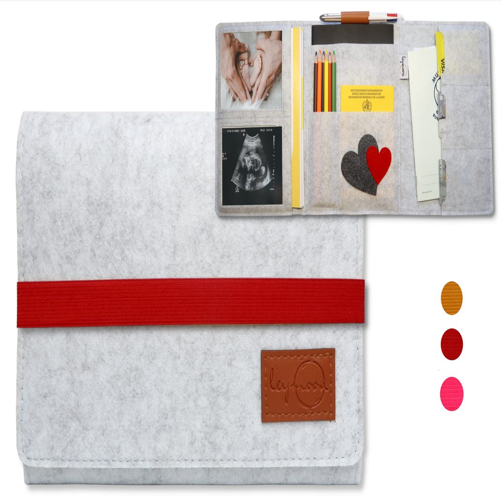 leymoon U-Heft & Maternity Record Holder, XXL Red