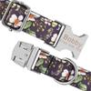 EUSFIYY Personalized Engraved Name Dog Collar, Adjustable Nylon Printed Collar, ID-XS (22–31 cm) view 3