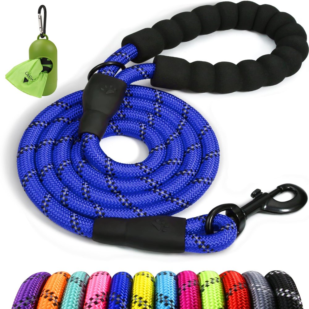 Taglory Dog Leash, Climbing Rope, Padded Handle, 6 ft