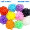 10-Pack Mesh Bath Sponges, Soft Loofah Scrubbers view 4