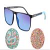 SHINU Full-Frame Color Blindness Correction Glasses, Unisex, CB078 (C2, Black/Blue) view 2