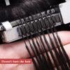 Premium 6D 10-Pin Human Hair Extension Tools, Professional 10-Bundle No-Trace Feather Extensions with Removal Pliers for Salon Machines view 4