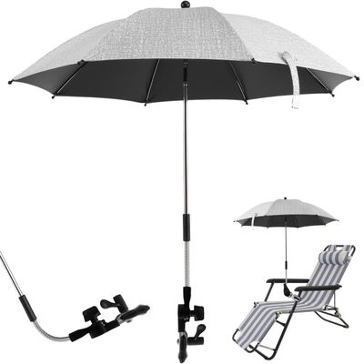 Alongen Universal Stroller Parasol, UV Protection 50+, Adjustable Clamp and Arm, 75/82 cm