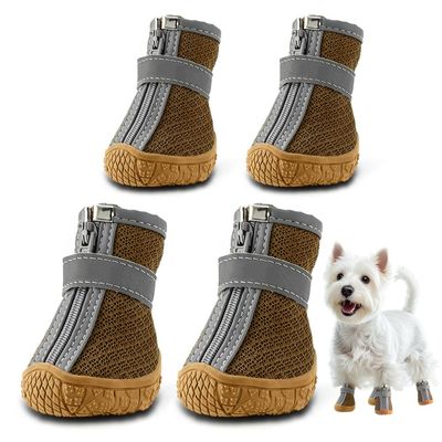 Dog Shoes for Small Dogs, Breathable Paw Protection Boots