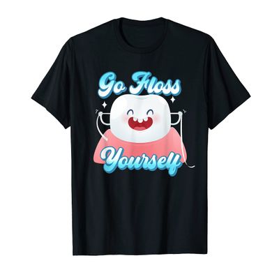 Funny Flossing “Go Floss Yourself” Orthodontist T-Shirt