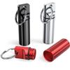 Aluminum Alloy Pill Cases, 3-Pack with Keychains view 1