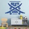 Skateboard Art Wall Decal for Kids' Room, Removable, 115 x 76 cm view 1