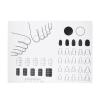 minkissy Silicone Acrylic Nail Practice Mat, Washable, for Nail Design and Manicure Applications view 1