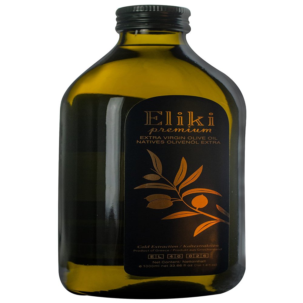 Greek Extra Virgin Olive Oil – Eliki – Cold-Pressed & Filtered – Mild (1 Liter)