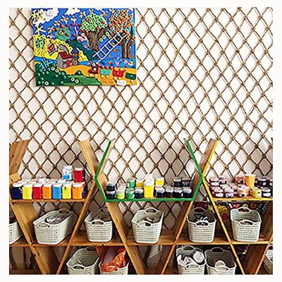 Yimihua Children's Safety Net, Climbing and Catch Net, Garden Fence and Partition Net (Size: 4 × 6 m (13 × 20t))