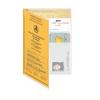 mtb more energy 4-Pack Foldable Vaccine Passport Covers, Clear, 13 × 9.3 cm view 1