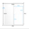 mtb more energy 4-Pack Foldable Vaccine Passport Covers, Clear, 13 × 9.3 cm view 3
