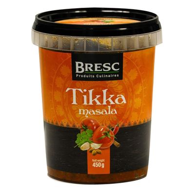 Bresc Tikka Masala Vegan Indian Spice Paste, 5 x 450 g