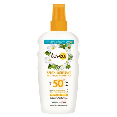 Lovea Moisturizing Sun Protection Spray Monoï de Tahiti - 150 mL (SPF 50)